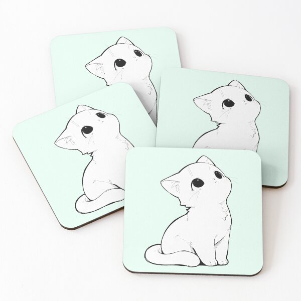 Item preview, Cute Curious Kitten Looking Up designed and sold by jianina-alondra.