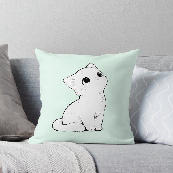 Item preview, Cute Curious Kitten Looking Up designed and sold by jianina-alondra.