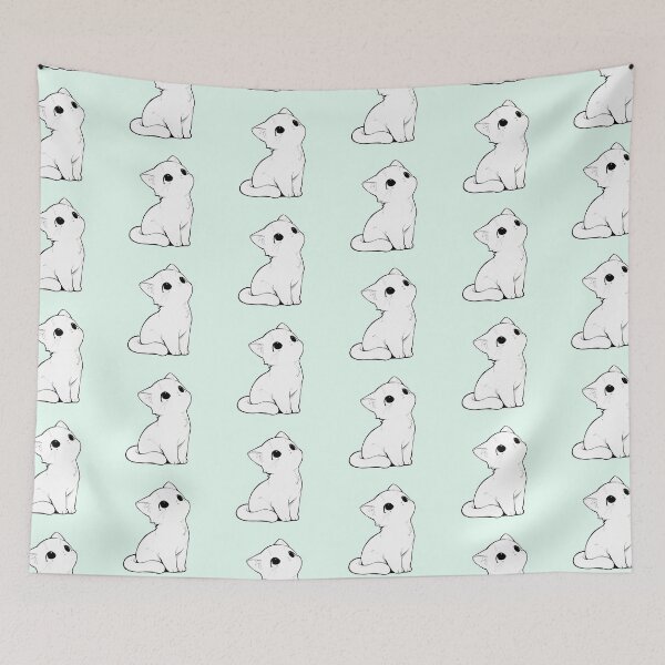 Item preview, Cute Curious Kitten Looking Up designed and sold by jianina-alondra.