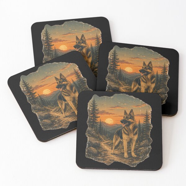 Item preview, Vintage Wilderness with German Shepherd designed and sold by Bartas2026.