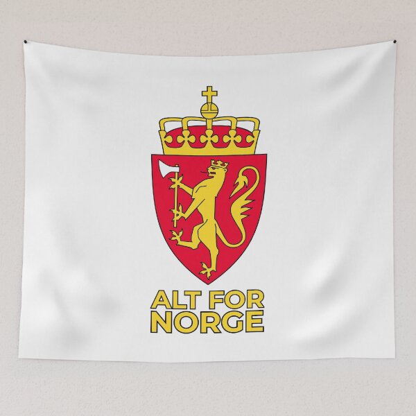 Item preview, Norwegian Royal Coat of Arms - Heraldry design - ALT FOR NORGE designed and sold by Heraldry design.