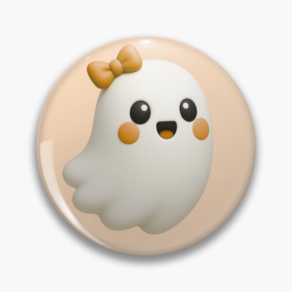 Item preview, Coquette Floating Ghost With Orange Bow designed and sold by deisgnsbyshane.