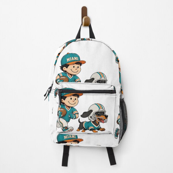 Item preview, Miami Football Puppy Player Cartoon Sports Design designed and sold by IsabelHaw64061.