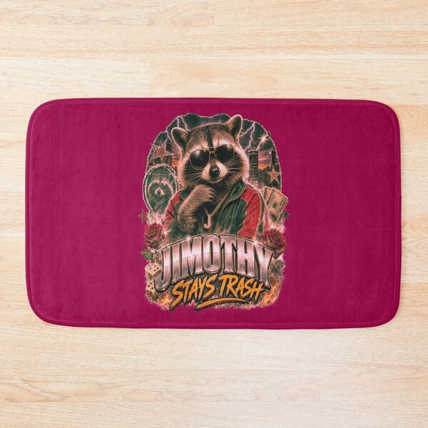Item preview, Jimothy Stays Trash Hip-Hop Raccoon Bootleg Rap designed and sold by creativerooney.