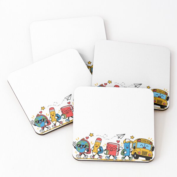 Item preview, Cute Back to School Crew School Supplies and Bus  T-shirt Sticker designed and sold by Sunday.Supply.