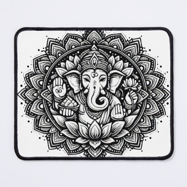 Item preview, Mandala Ganesha – Sacred Hindu Spiritual Indian Art designed and sold by digitallyyour.