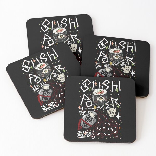 Item preview, Surreal Japanese Food Horror Art Weird Sushi Blood Drip Japanese Aesthetic designed and sold by kuwagatamushi.