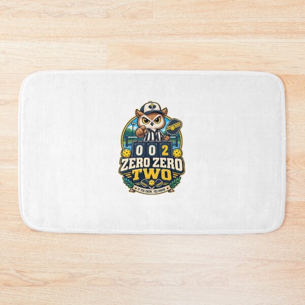 Item preview, Zero Zero Two – Funny Pickleball Referee Owl Retro Design designed and sold by 50Pxels.