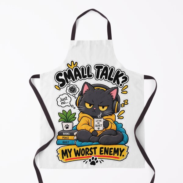 Item preview, Small Talk Is My Worst Enemy designed and sold by BrahimiGraphics.