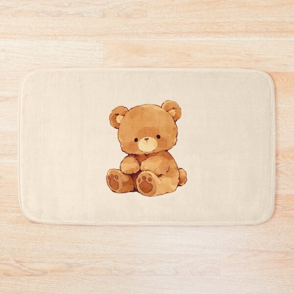 Item preview, Cute Kawaii Teddy Bear Plushie Art designed and sold by jianina-alondra.