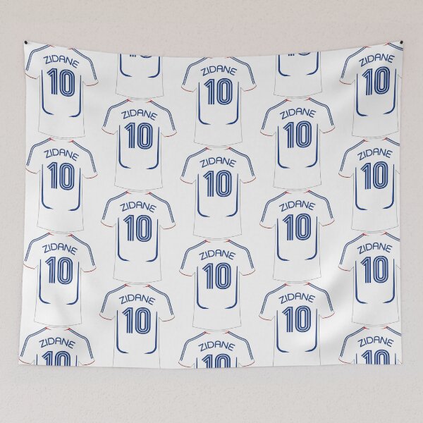 Item preview, Zinedine Zidane - France 2006 Away Kit designed and sold by audrin-bingha.