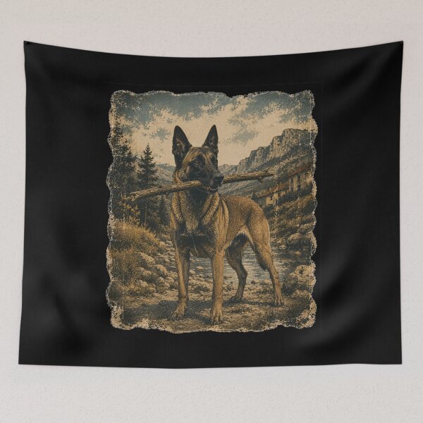 Item preview, Vintage Belgian Shepherd Trail Explorer designed and sold by Bartas2026.
