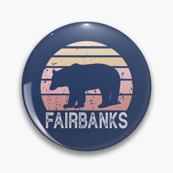 Item preview, Fairbanks Alaska Retro Bear designed and sold by Esskay Designs.