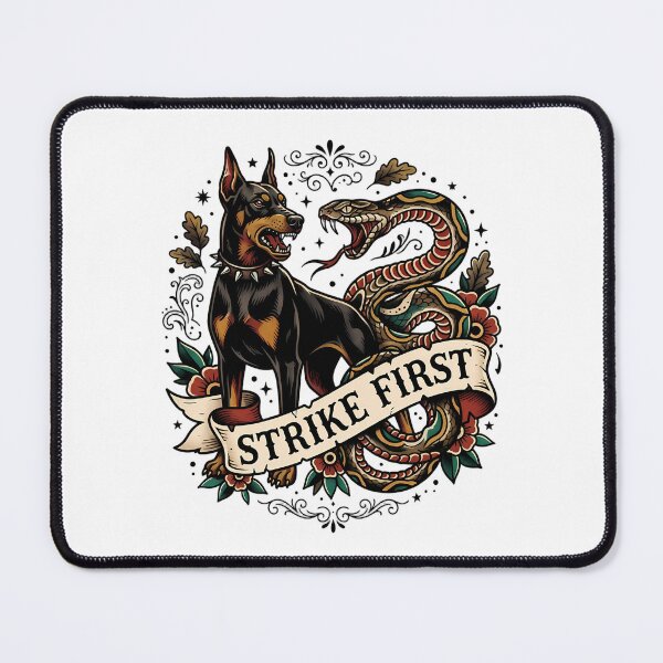 Item preview, Doberman and Snake Tattoo Design designed and sold by SHOP-Corner.