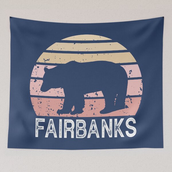 Item preview, Fairbanks Alaska Retro Bear designed and sold by Esskay Designs.