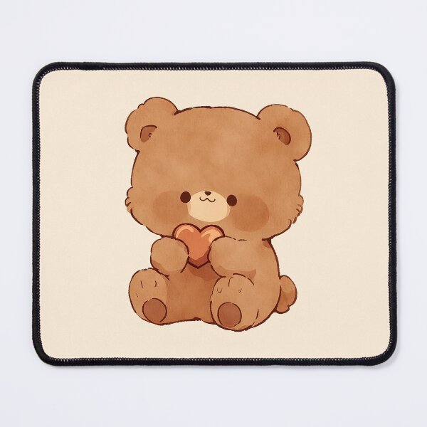 Item preview, Cute Teddy Bear Holding Heart designed and sold by jianina-alondra.