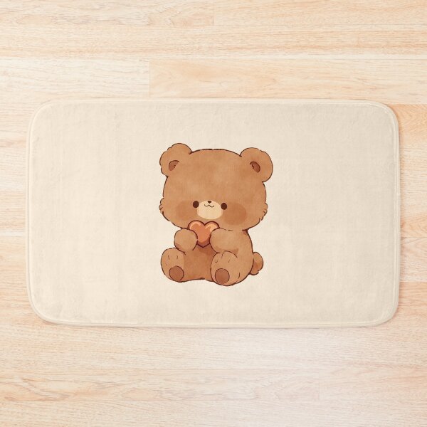 Item preview, Cute Teddy Bear Holding Heart designed and sold by jianina-alondra.