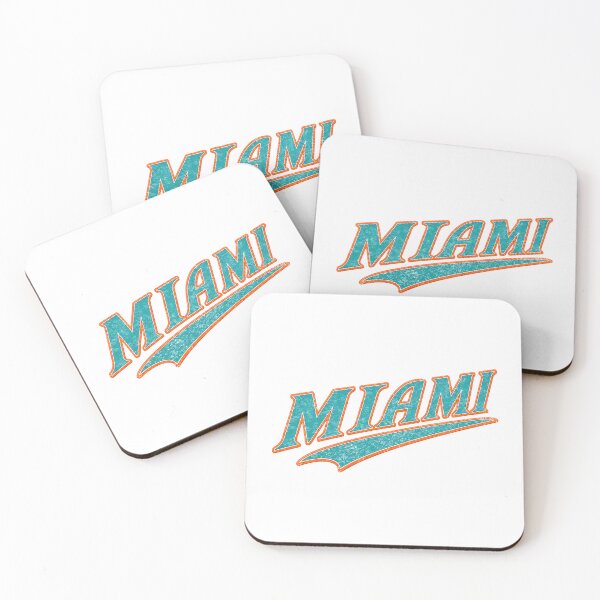 Item preview, Miami Vintage Teal Orange Retro Sports Logo Design designed and sold by KevinLeon13697.