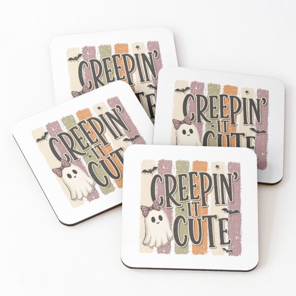 Item preview, Creepin' It Cute Adorable Halloween Ghost Art designed and sold by CleanDecor.