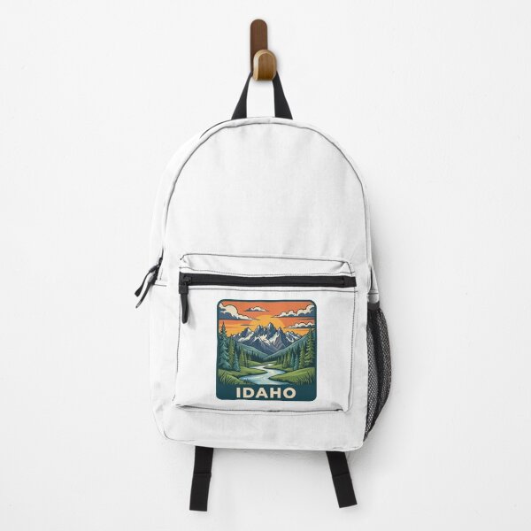 Item preview, Retro Idaho Rocky Mountains River Valley Travel Art designed and sold by Paper Drip.
