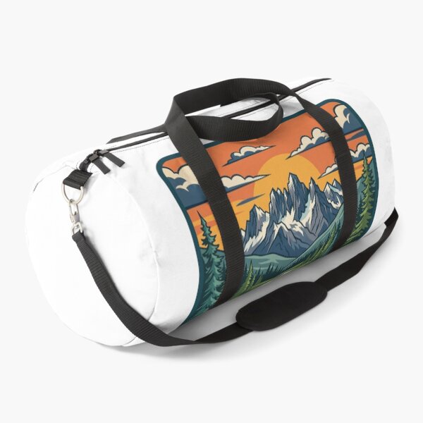 Item preview, Retro Idaho Rocky Mountains River Valley Travel Art designed and sold by Paper Drip.