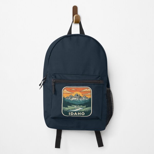 Item preview, Retro Idaho Rocky Mountains River Valley Travel Art designed and sold by Paper Drip.