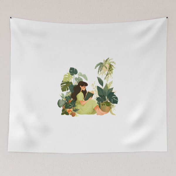 Item preview, Plant mom reading designed and sold by hedatla.