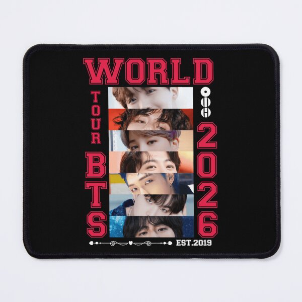 Item preview, BTS World Tour 2026 Red Black Portrait Design designed and sold by WukisWiOaima.