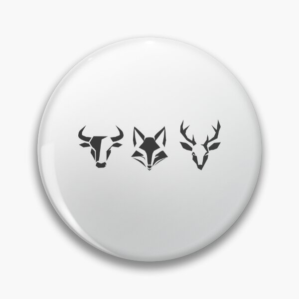 Item preview, Vixen with a Stag and Bull designed and sold by KHAIREVIXEN.