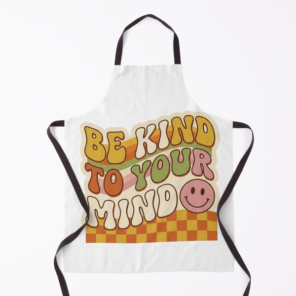 Item preview, Be Kind To Your Mind Retro 70s Mental Health Sticker, Groovy Positivity Decal designed and sold by KreatoLab.