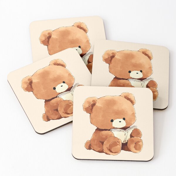 Item preview, Cute Teddy Bear Reading a Book designed and sold by jianina-alondra.