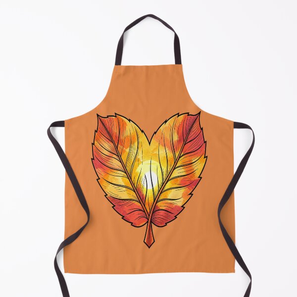 Item preview, Autumn Heart Leaf with Glowing Sun designed and sold by Hari Arts.