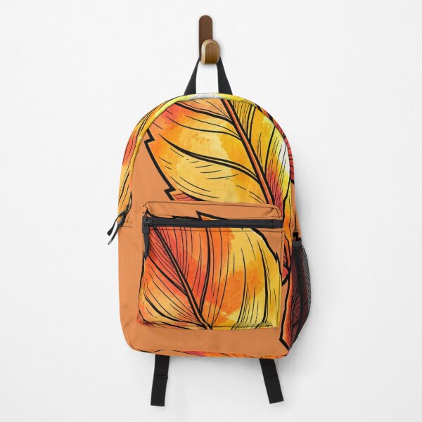 Item preview, Autumn Heart Leaf with Glowing Sun designed and sold by Hari Arts.
