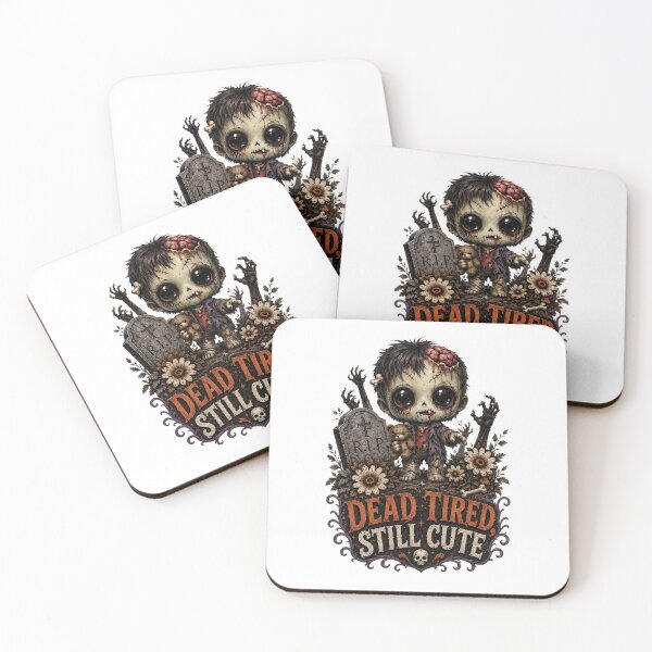 Item preview, Dead Tired, Still Cute - Funny Zombie Halloween designed and sold by Kromia.