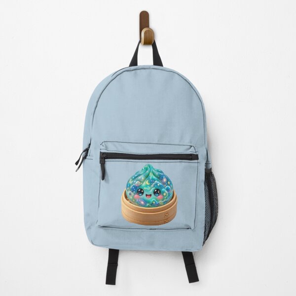 Item preview, Cute Turquoise Galaxy Dumpling Bao Bun in Bamboo Steamer | Kawaii Cosmic Asian Food designed and sold by Moons Studio.