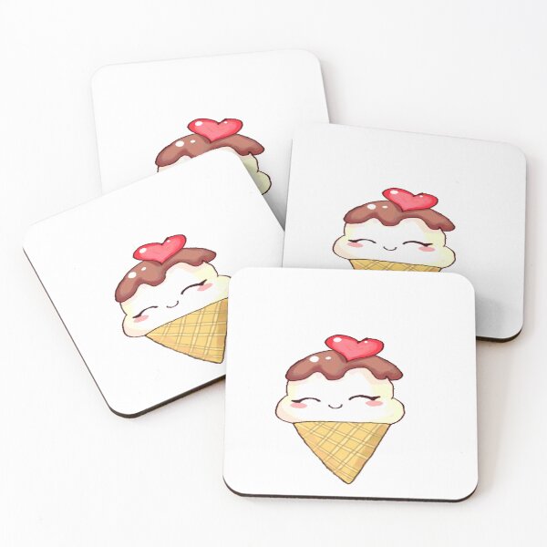 Item preview, Kawaii Chocolate Ice cream designed and sold by Rainbowland123.