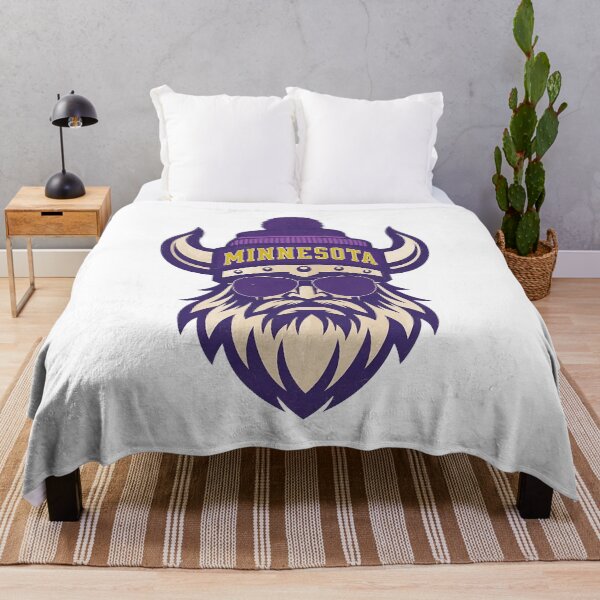 Item preview, Vintage Minnesota Viking Warrior Head Purple Design designed and sold by Elizabeth46407.