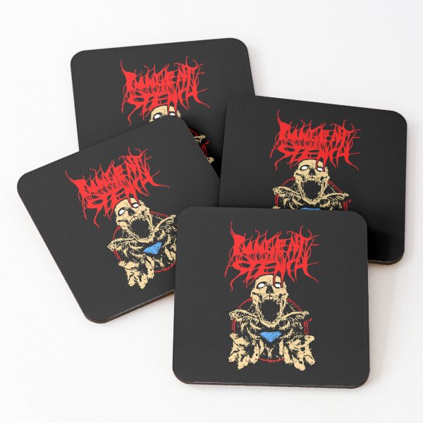 Item preview, Red Typography Splatter Metal designed and sold by ShadeFall.
