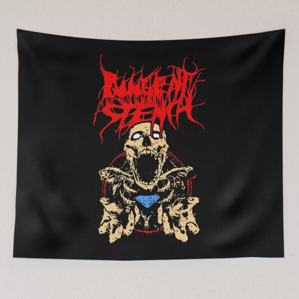 Item preview, Red Typography Splatter Metal designed and sold by ShadeFall.