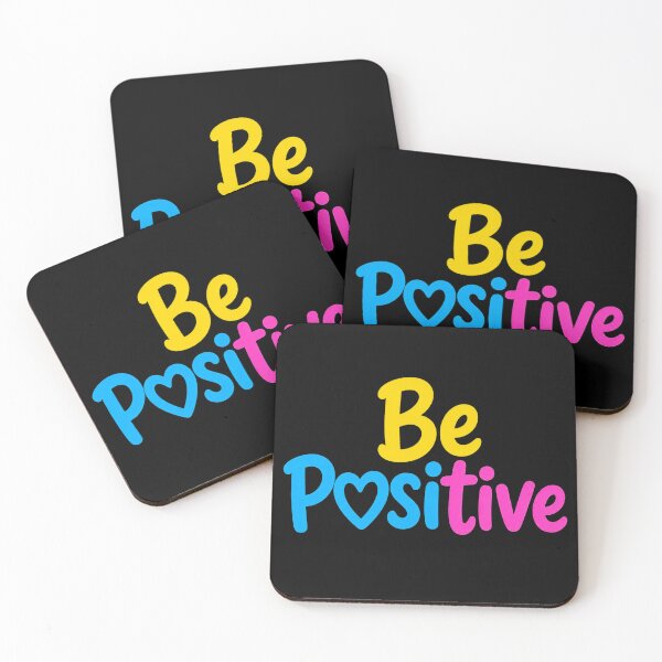 Item preview, Be Positive – Colorful Motivational Quote Design designed and sold by IMuDesigner.