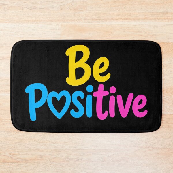 Item preview, Be Positive – Colorful Motivational Quote Design designed and sold by IMuDesigner.