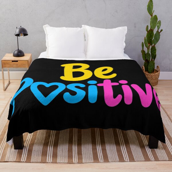 Item preview, Be Positive – Colorful Motivational Quote Design designed and sold by IMuDesigner.