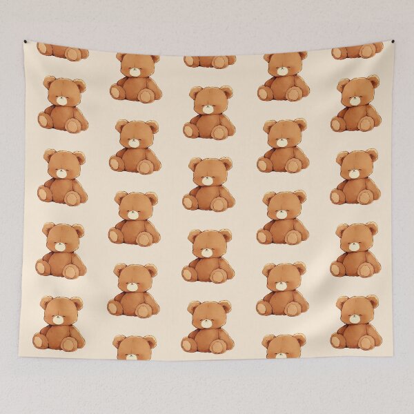 Item preview, Cute Kawaii Teddy Bear Plushie designed and sold by jianina-alondra.