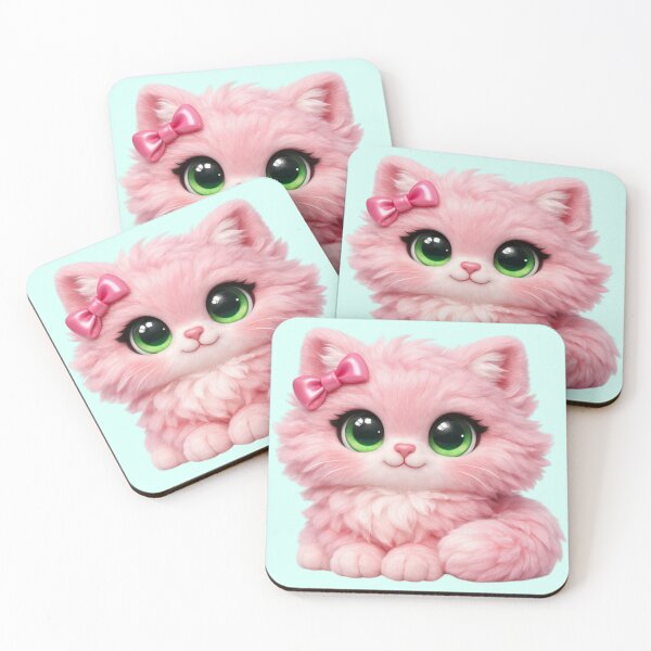 Item preview, Mimi Mew Cute Pink Kawaii Cat designed and sold by Lalala cute.