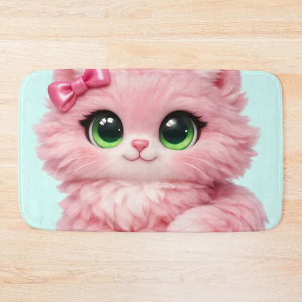 Artikelvorschau, Mimi Mew – Süße rosa Kawaii-Katze entworfen und verkauft von Lalala cute.