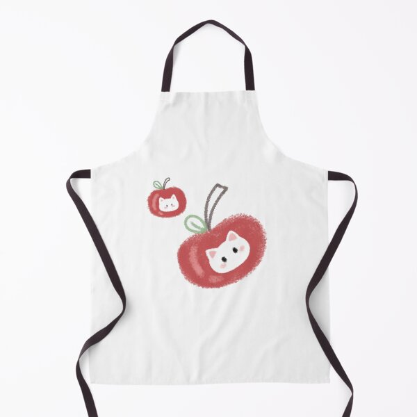 Item preview, Cute Black Cat Inside Red Apple designed and sold by HimikoDesk.