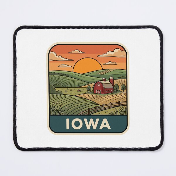 Item preview, Copy of Retro Iowa Farmland Windmill Pop Art Travel Badge designed and sold by Paper Drip.