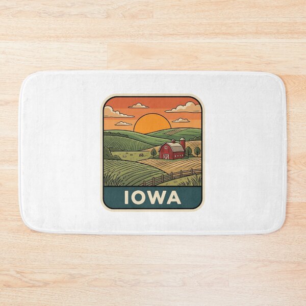 Item preview, Copy of Retro Iowa Farmland Windmill Pop Art Travel Badge designed and sold by Paper Drip.