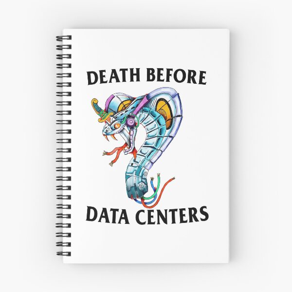 Item preview, Death Before Data Centers Tech Satire designed and sold by phoebelevine.
