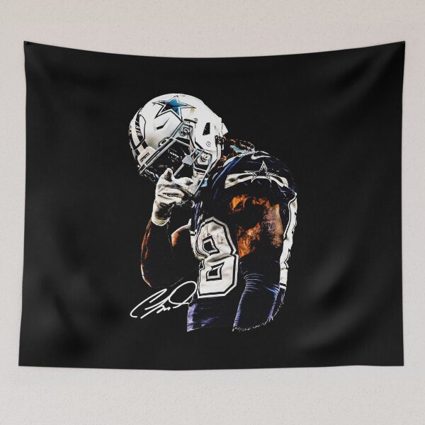 Item preview, Dallas Football Player No. 9 Portrait Graphic – Navy White Sports Design designed and sold by MarkCampb78292.